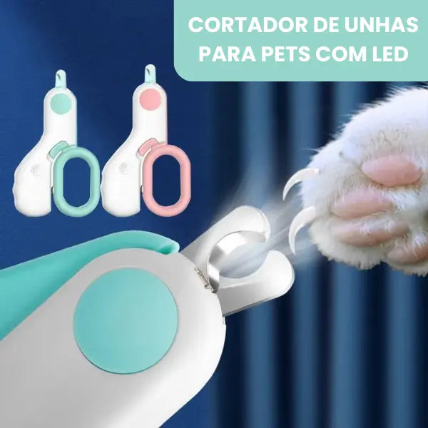 Cortador de unhas com led - profissional