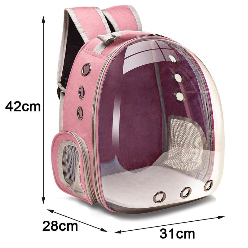 Mochila para Cães e Gatos c/ Visão Panorâmica - Pet Astronauta